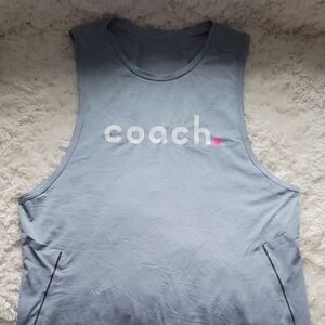 Lululemon Coach Light Blue Sleeveless Tank